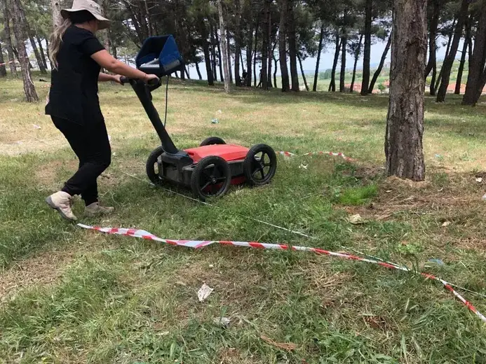 Kırklareli Hamidiye Mahallesi 373 Ada 35 Parsel yer radarı saha çalışması